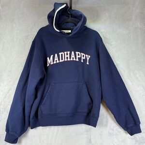 Madhappy Hoodie Size L/XL Campus Deep Blue Pocket Sweatshirt